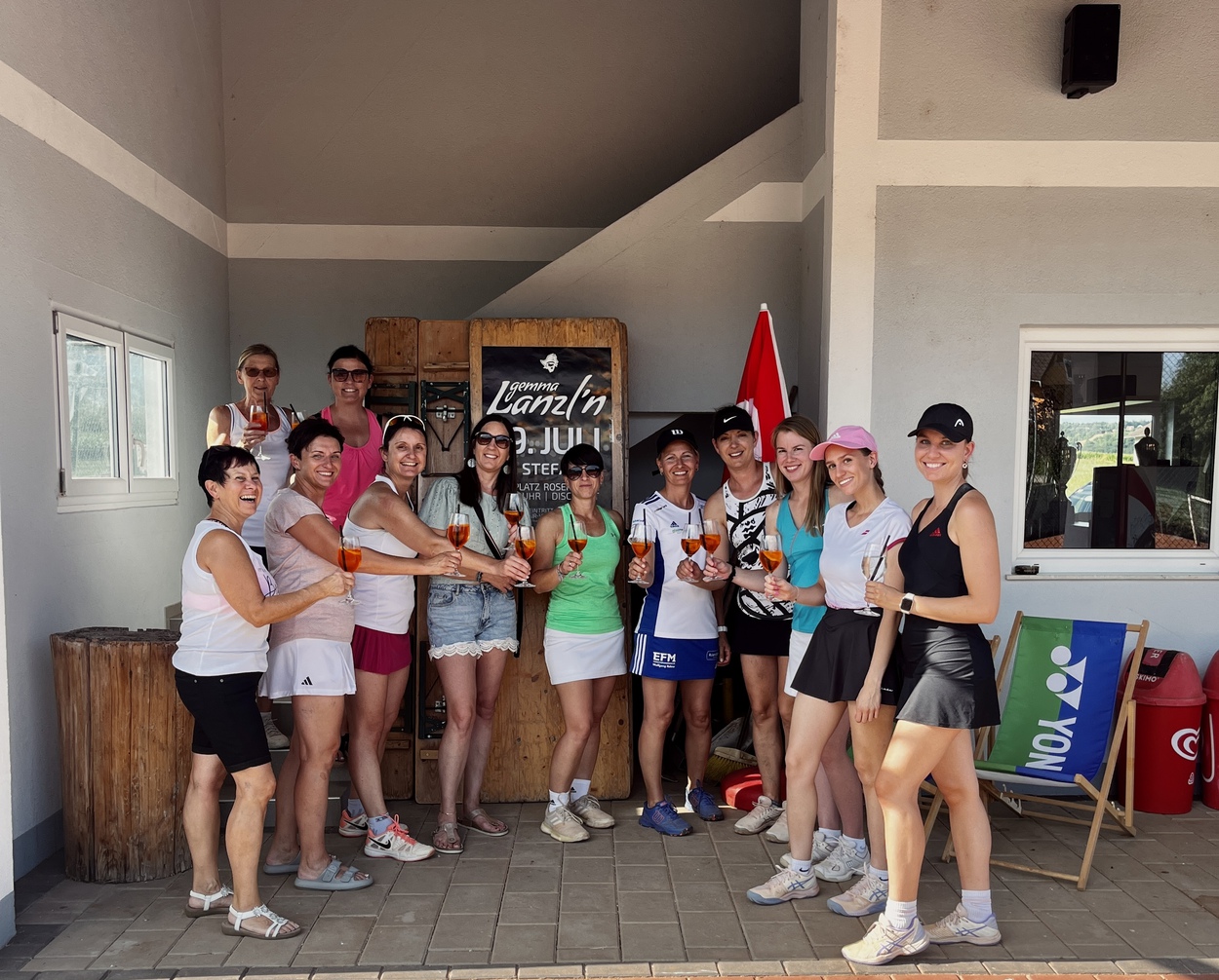 Ragnitzer Tennisdamen zu Besuch